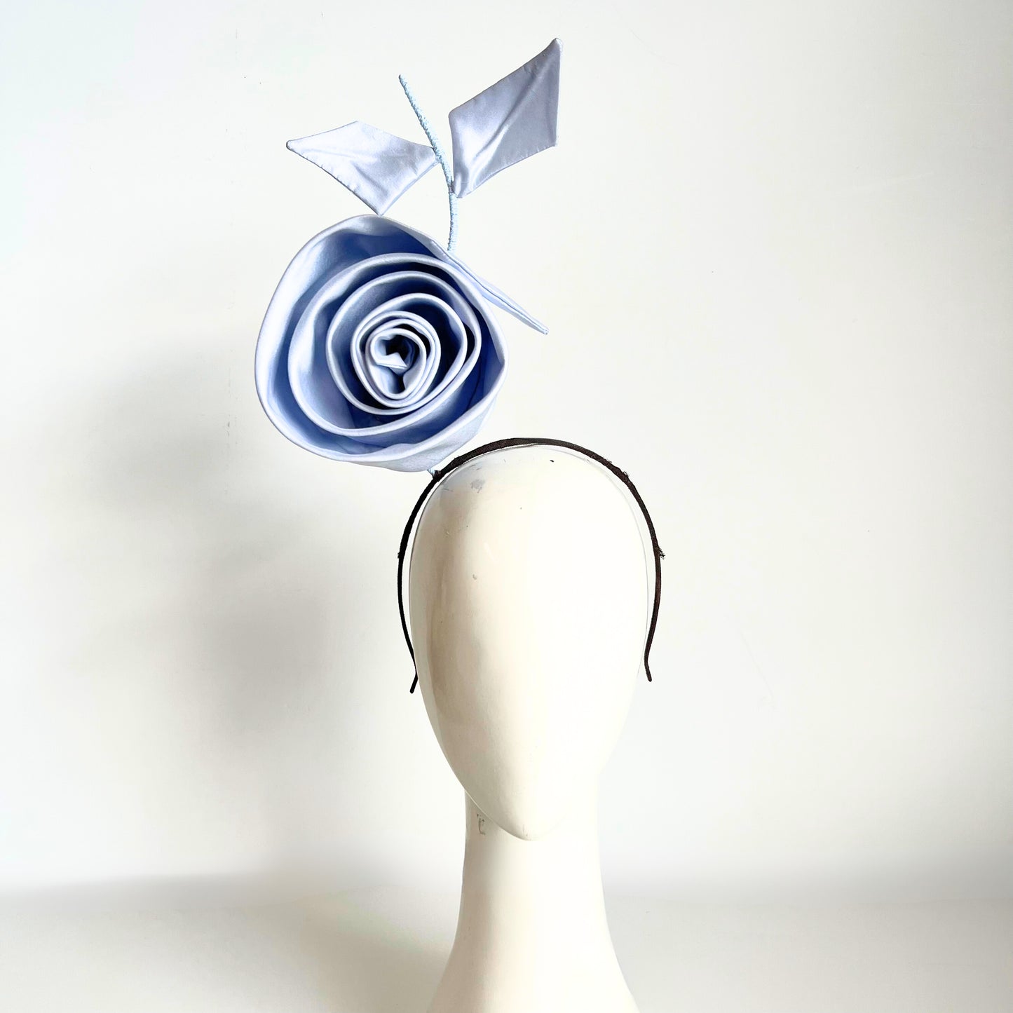 Kirby Rose Headband: Pale Blue
