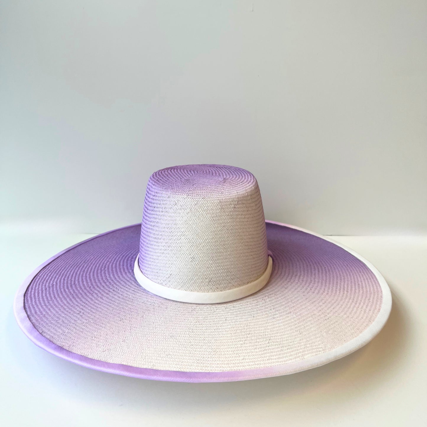 Octavia Ombre Hat: Lilac