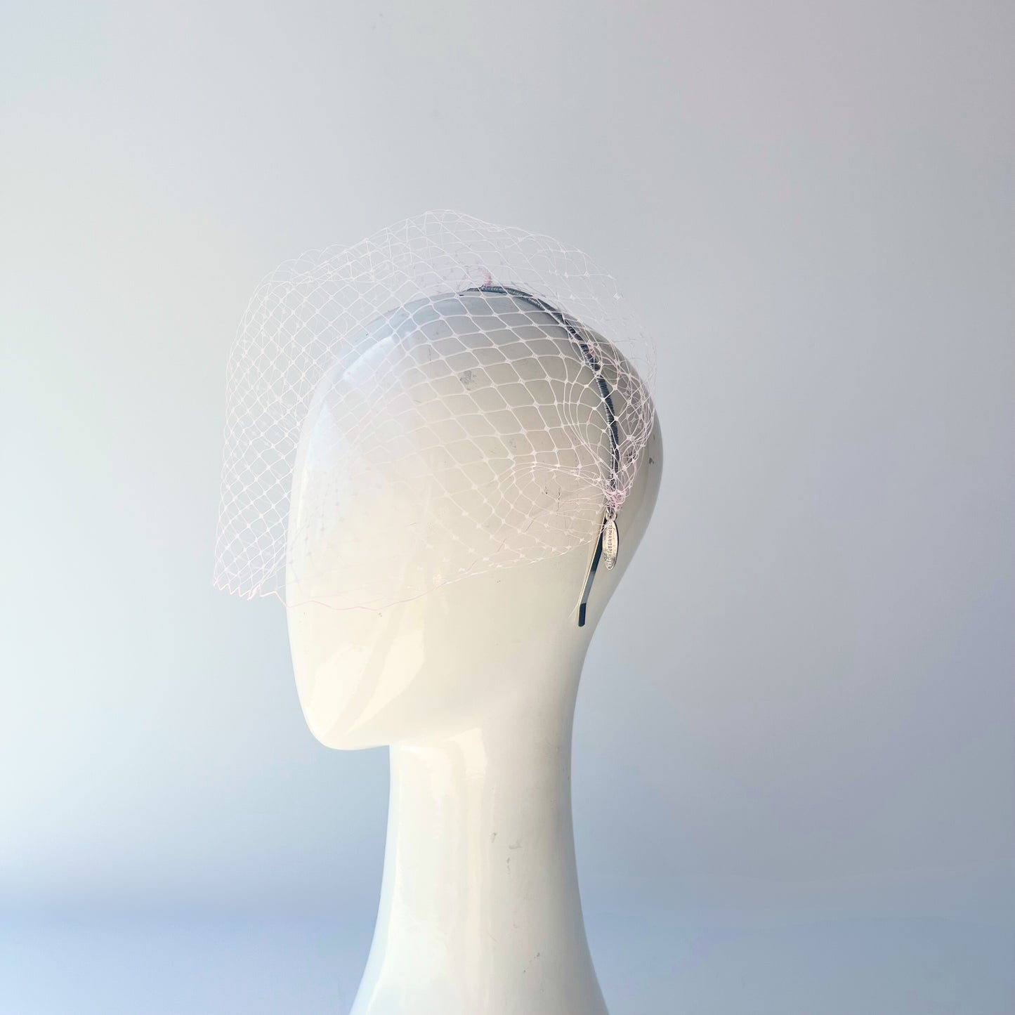 Cleo Veiling Headband: Light Pink