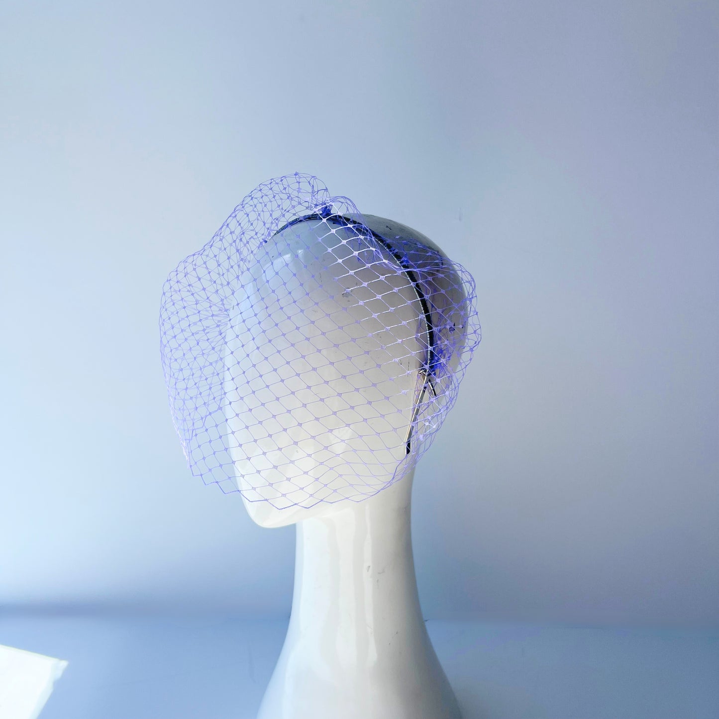 Cleo Veiling Headband: Lilac