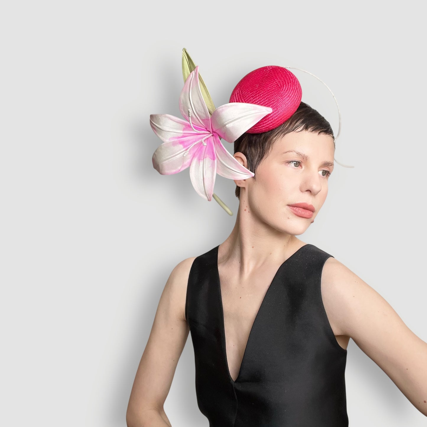 Embla Button- Hot pink