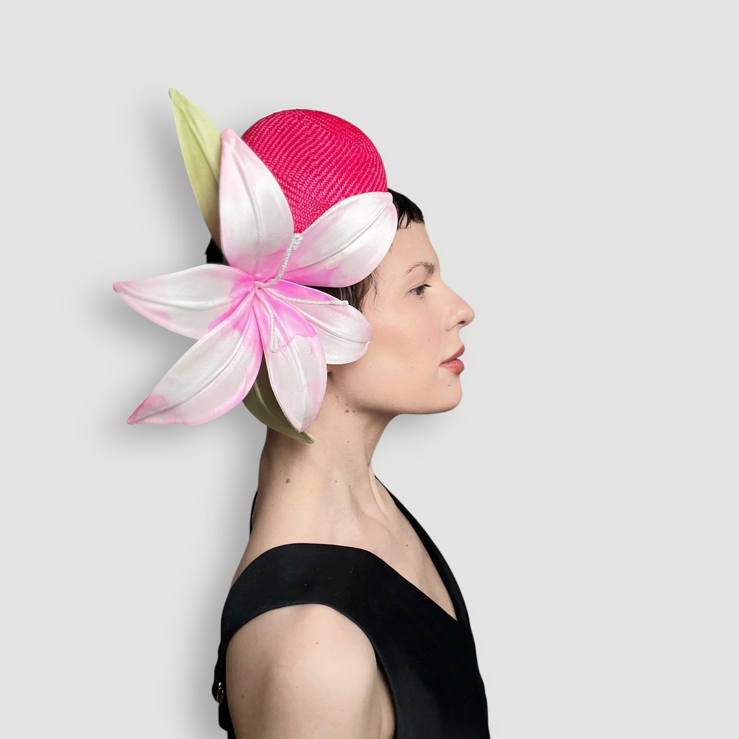 Embla Button- Hot pink
