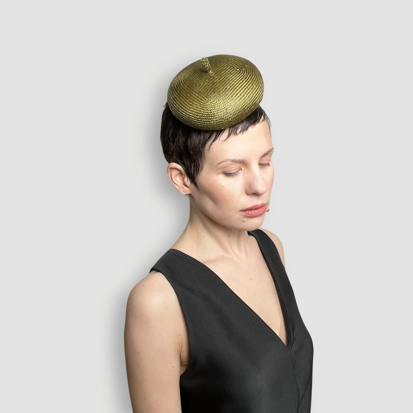 Peppi Button- Olive Green