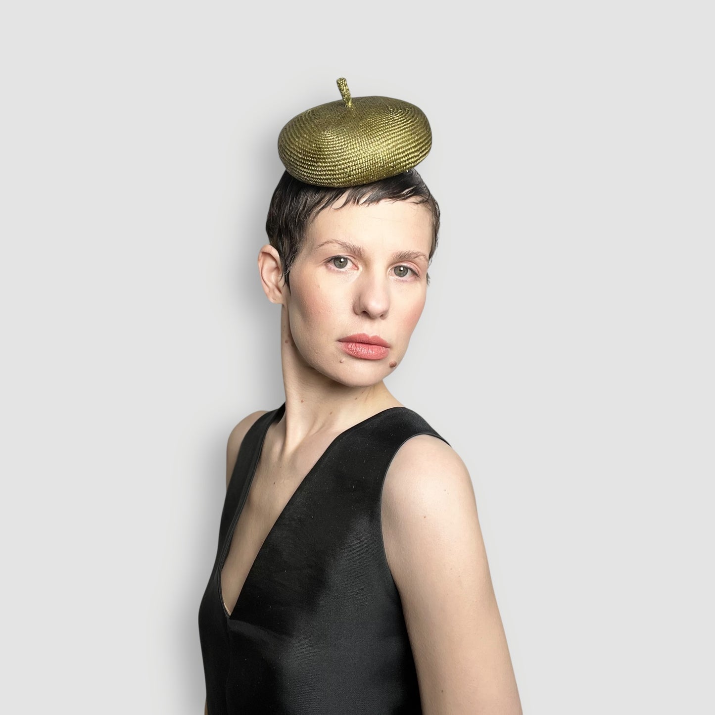 Peppi Button- Olive Green