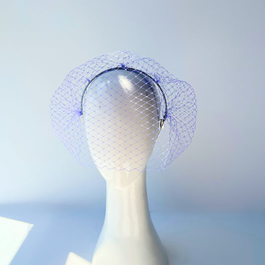 Cleo Veiling Headband: Lilac