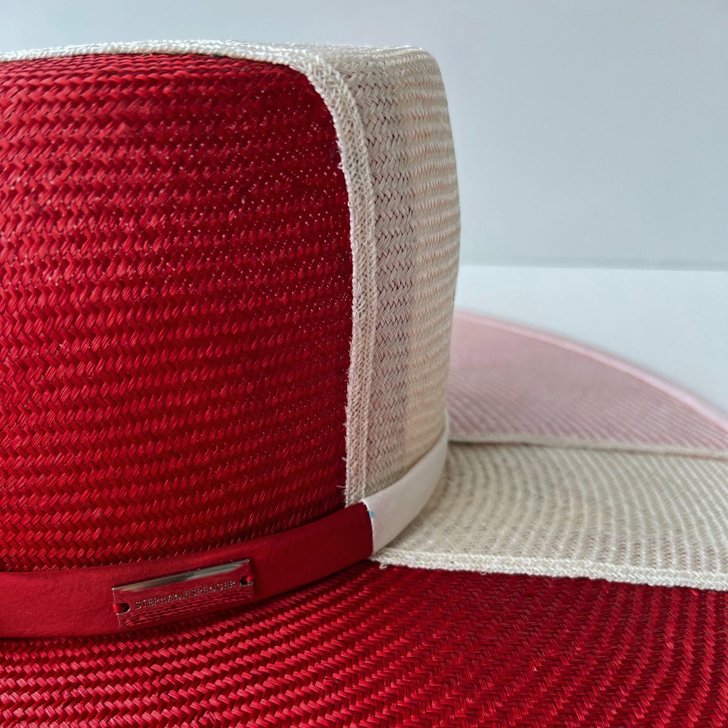 Williams Trio Hat: Red, pink and White