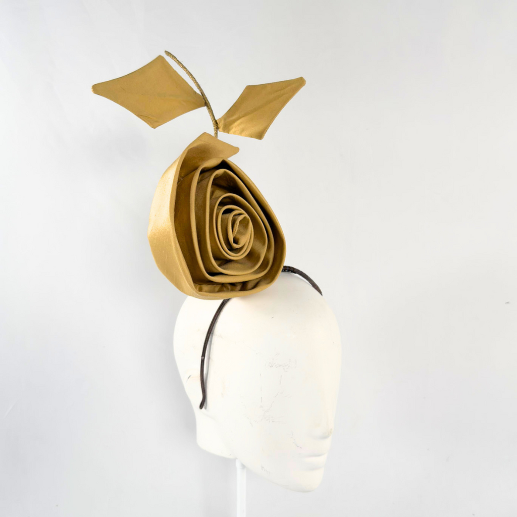 Kirby Rose Headband: Soft Gold