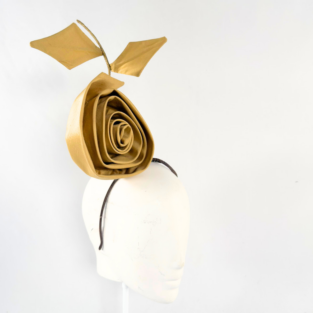 Kirby Rose Headband: Soft Gold
