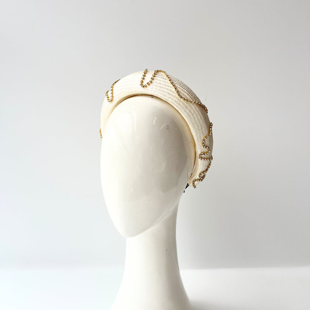Davis Headband: White