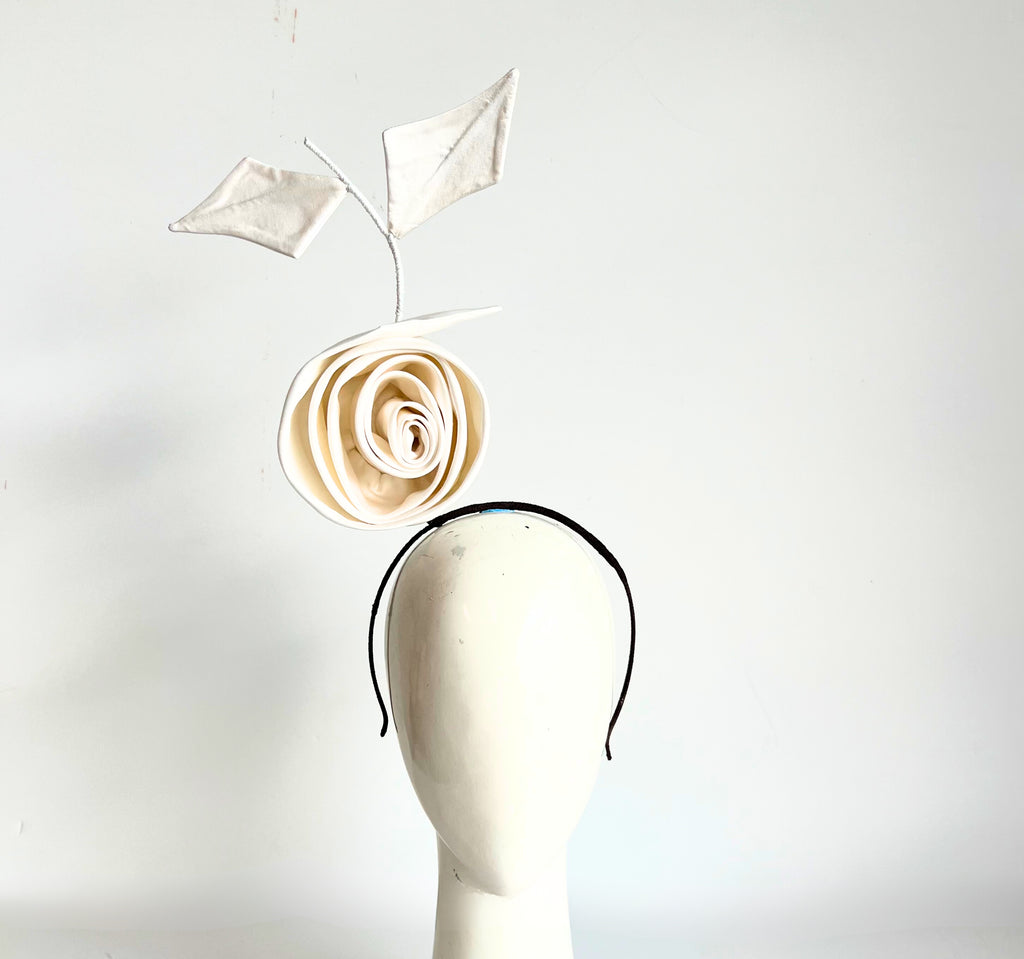 Kirby Rose Headband: White