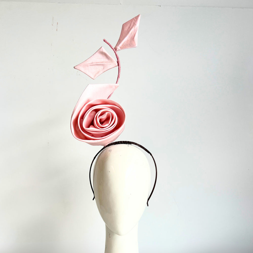 Kirby Rose Headband: Pale Pink