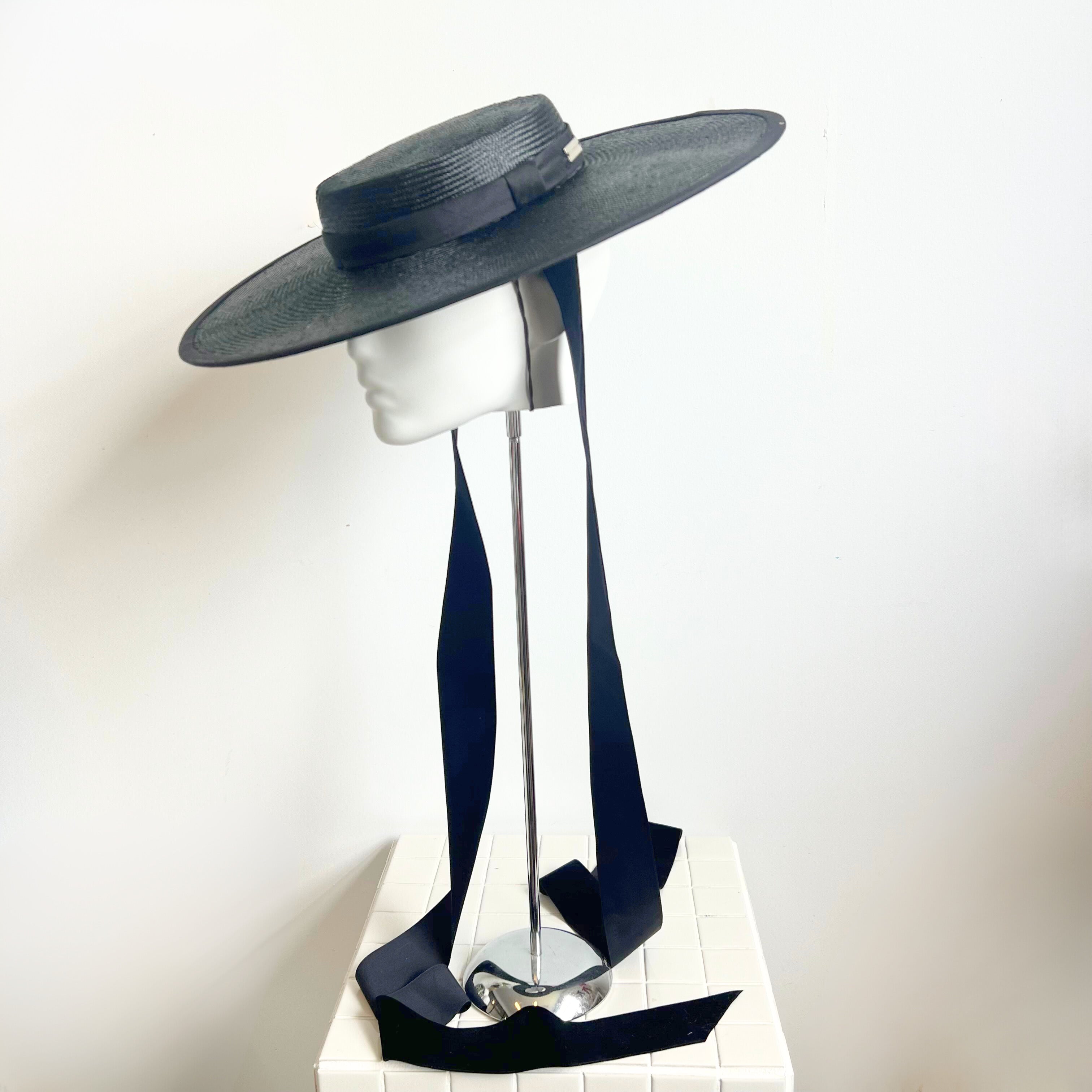 Marlow Boater: Black