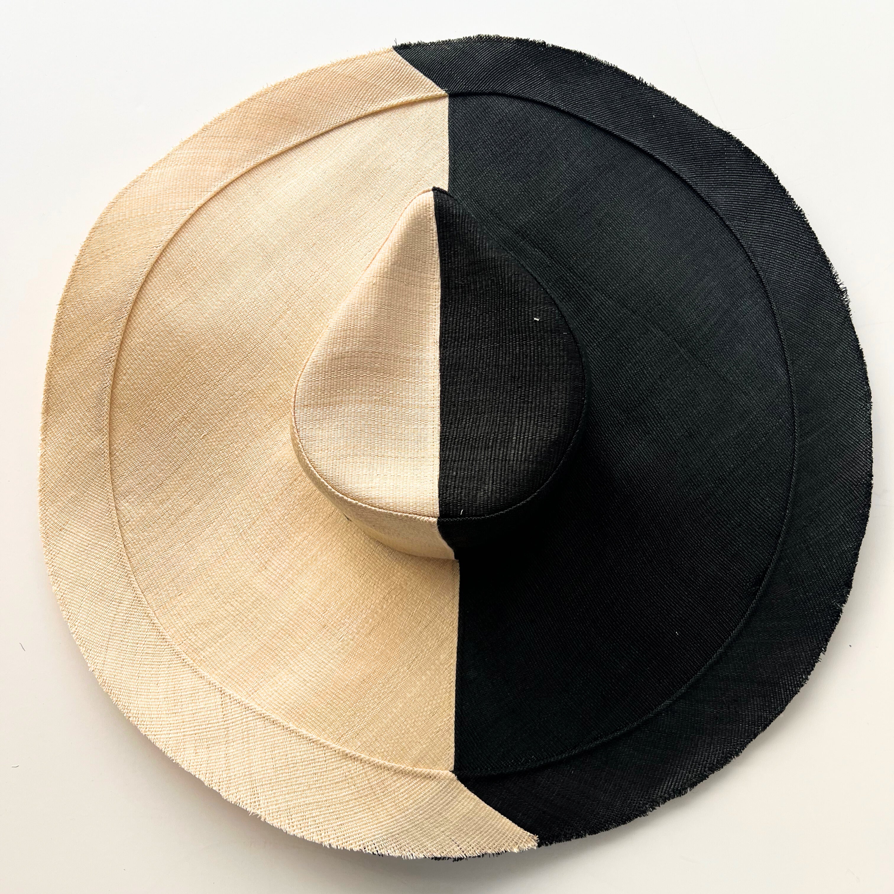 Claude Sun Hat: Black and White Duo
