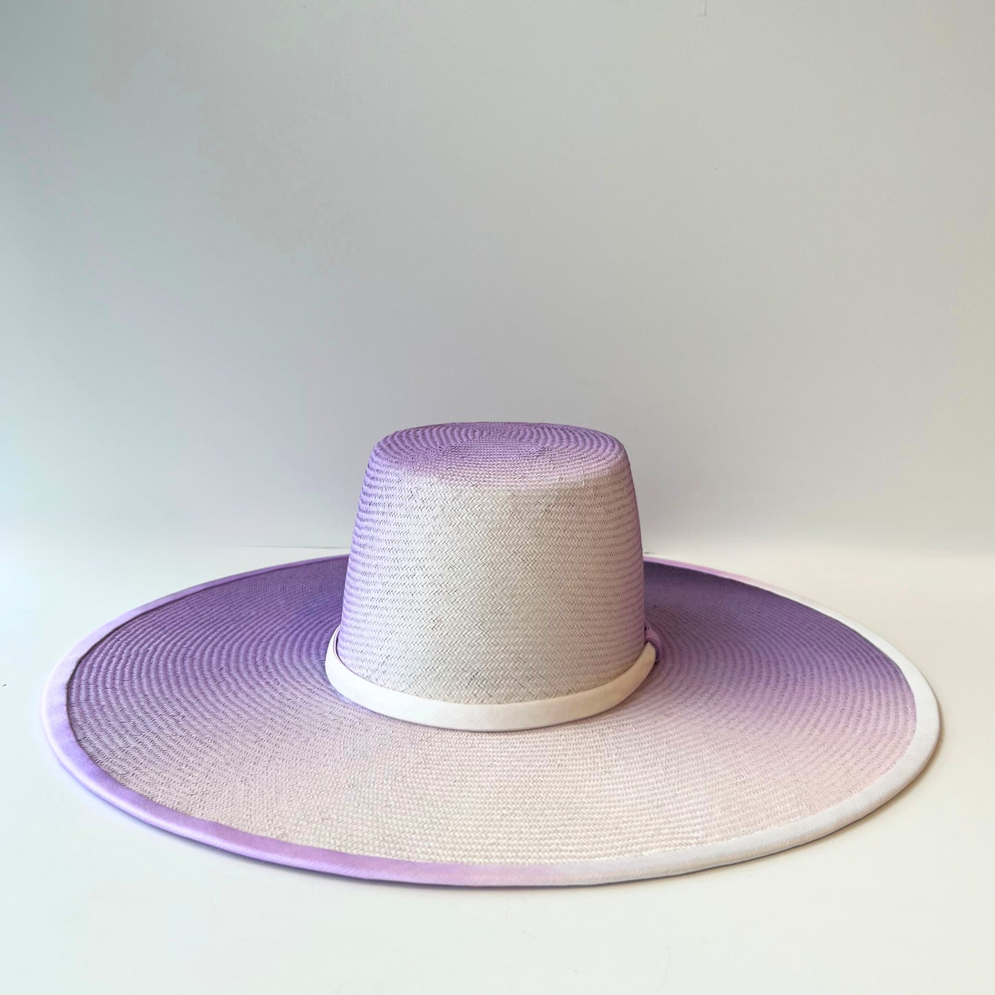 Octavia Ombre Hat: Lilac