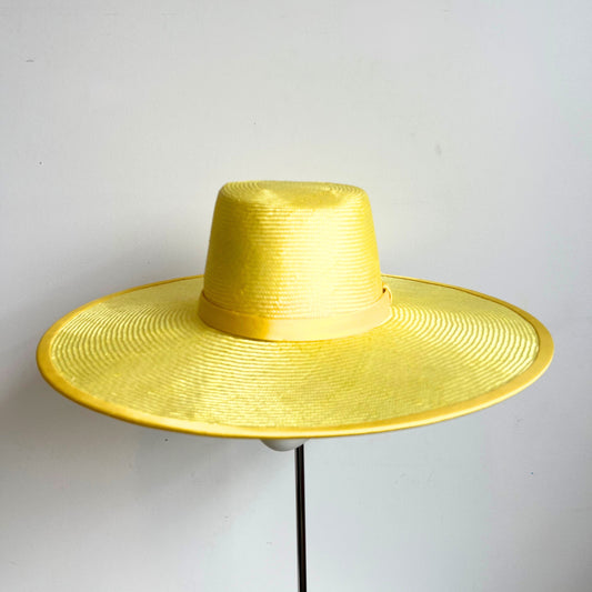 Octavia Hat- Lemon Yellow