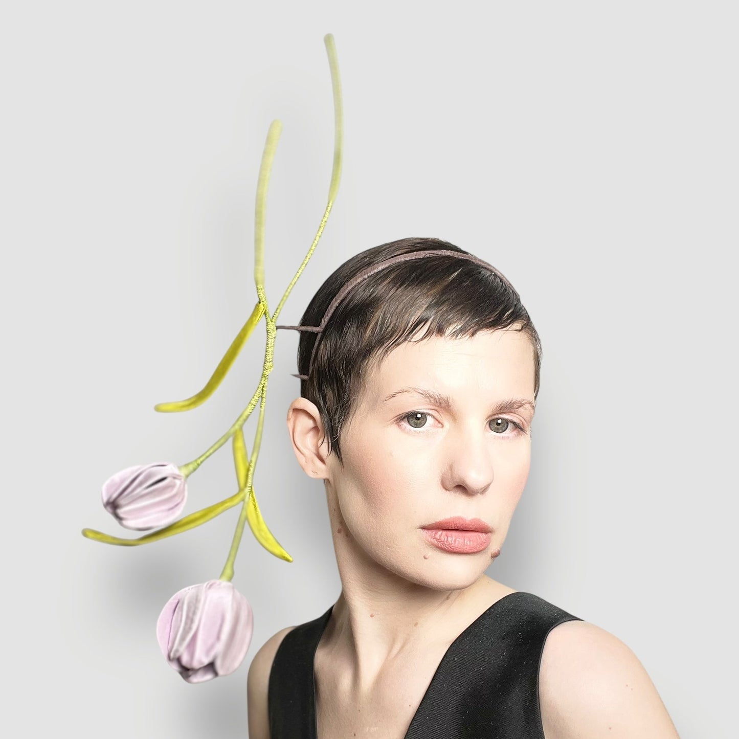 Yves Tulip Headband: Lilac