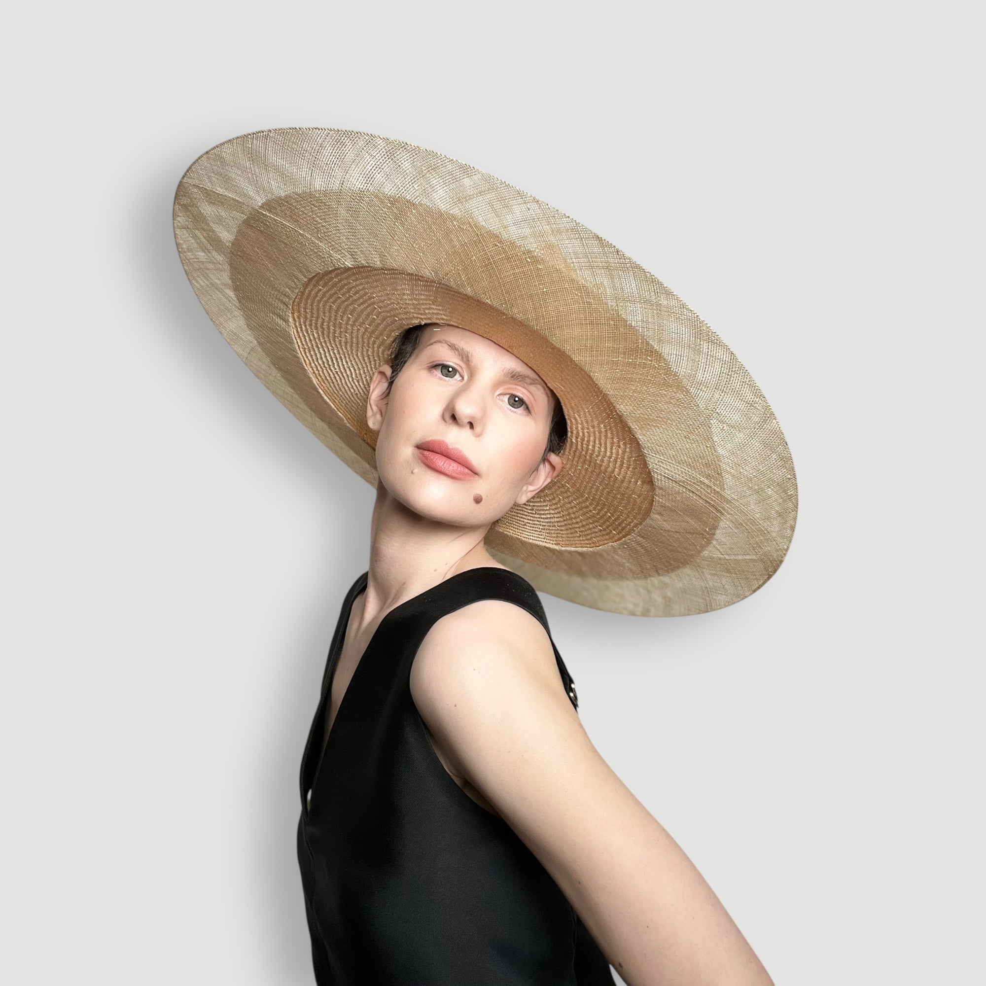 Margot Hat: Soft Gold with Diamente Twirl