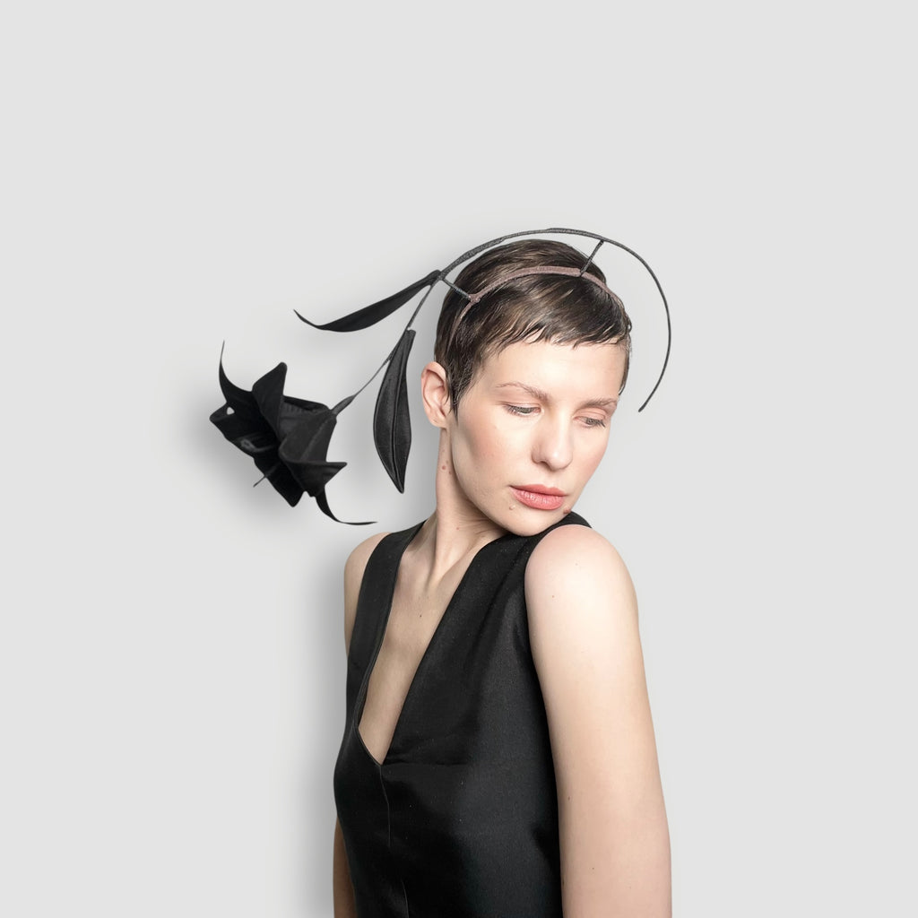 Wray Lily Headband- Black