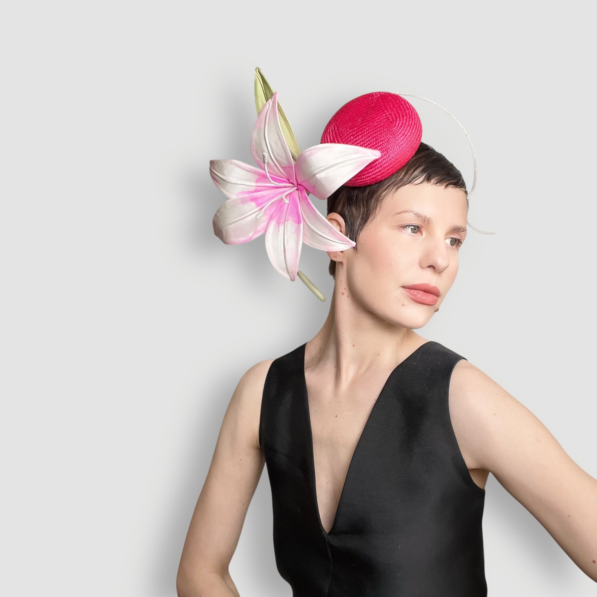 Embla Button- Hot pink