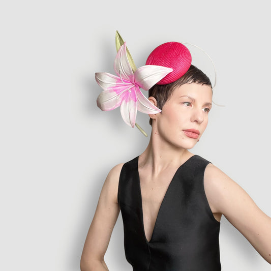 Embla Button- Hot pink