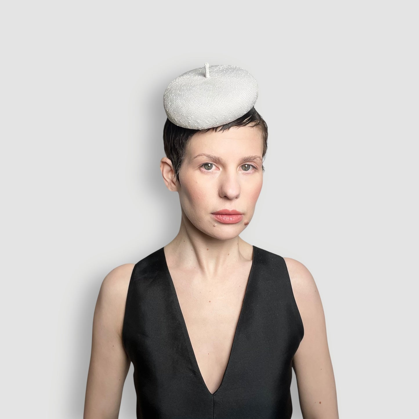 Peppi Button- White