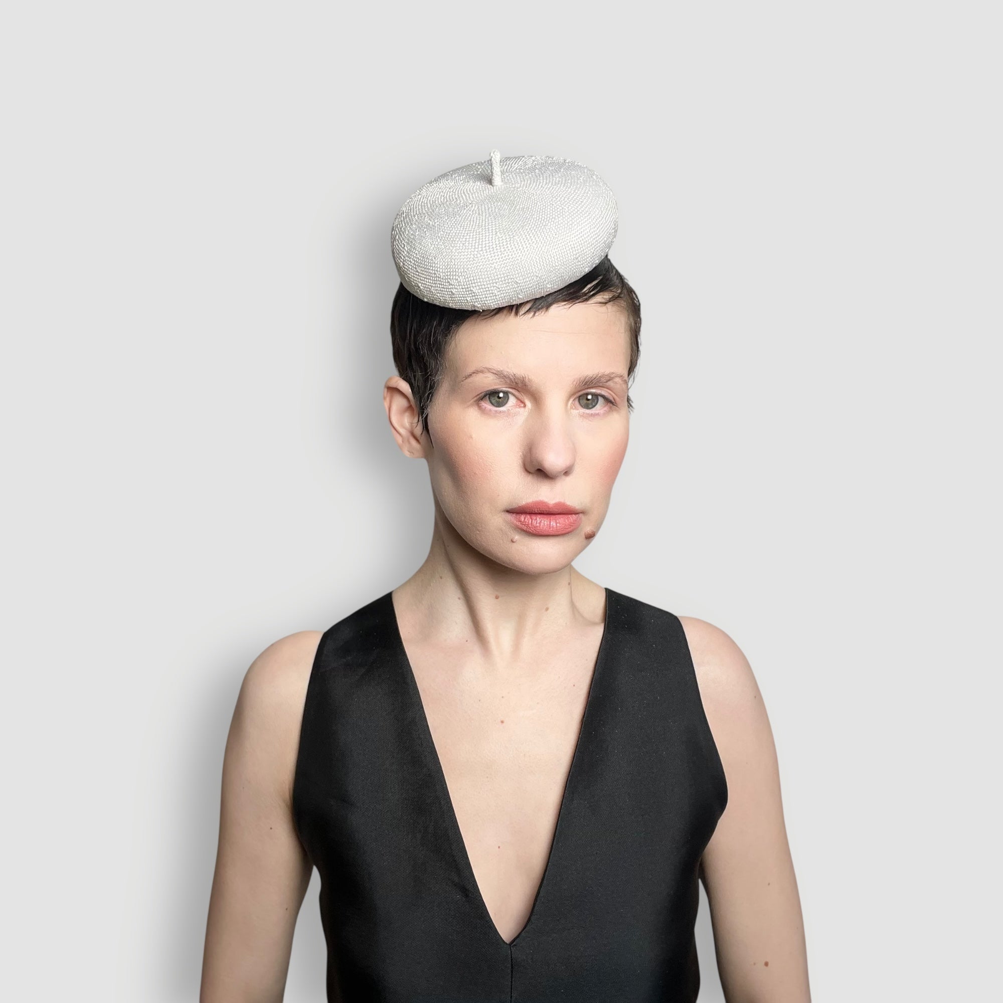 Peppi Button- White