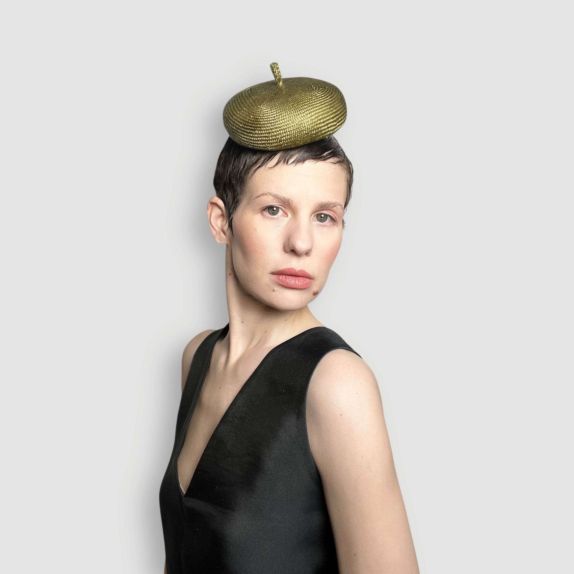 Peppi Button- Olive Green
