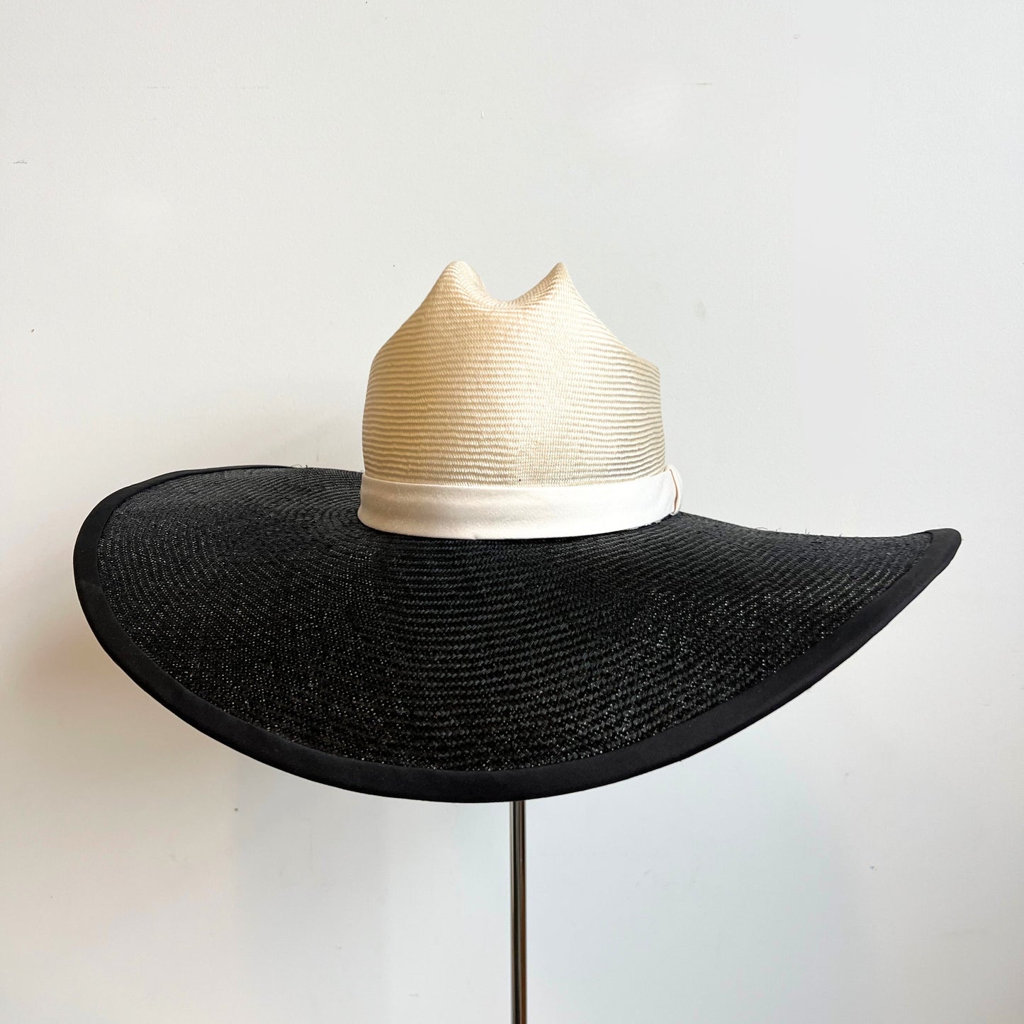 Raphael Hat: Off White with Black