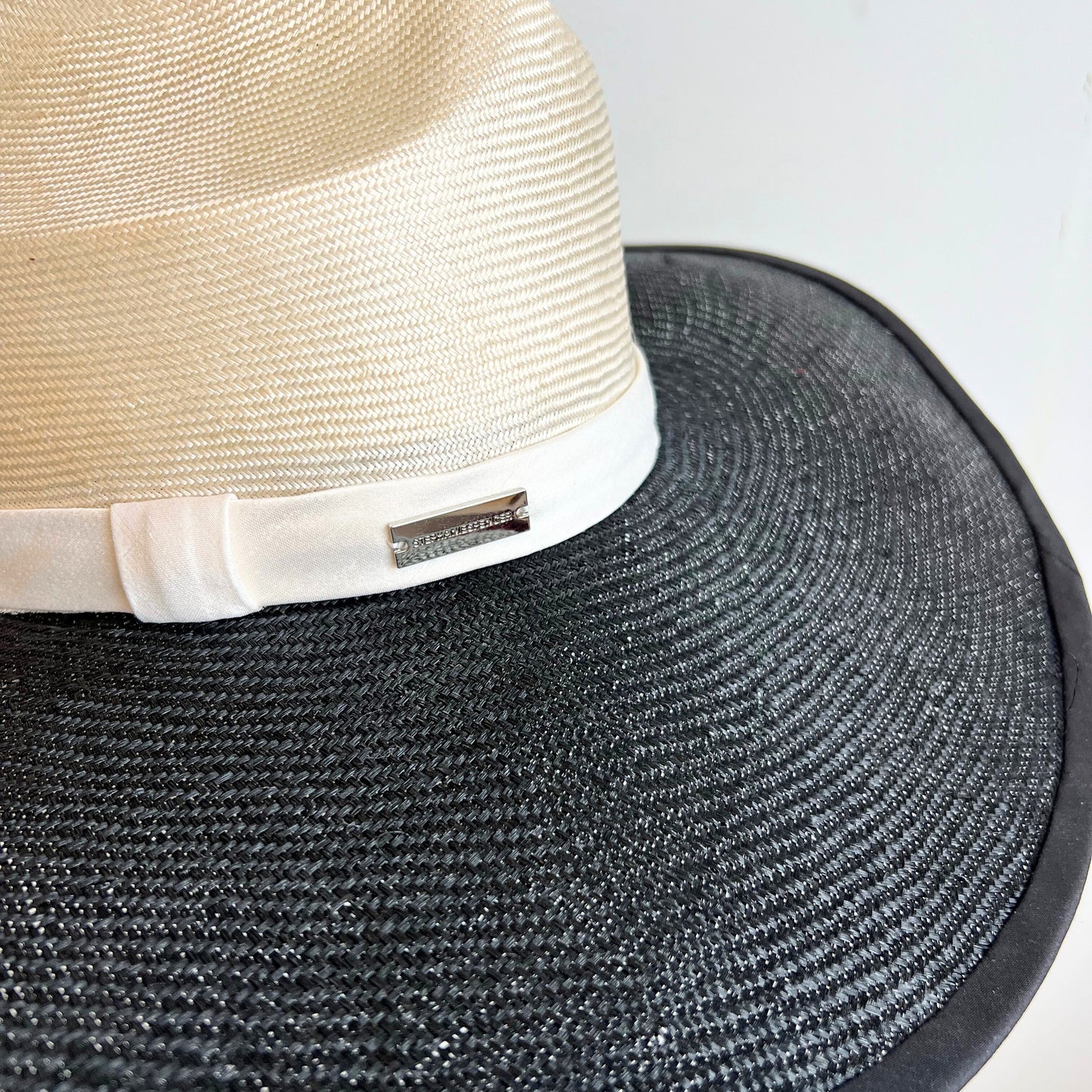 Raphael Hat: Off White with Black